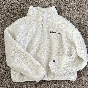 Champion White Sherpa Jacket